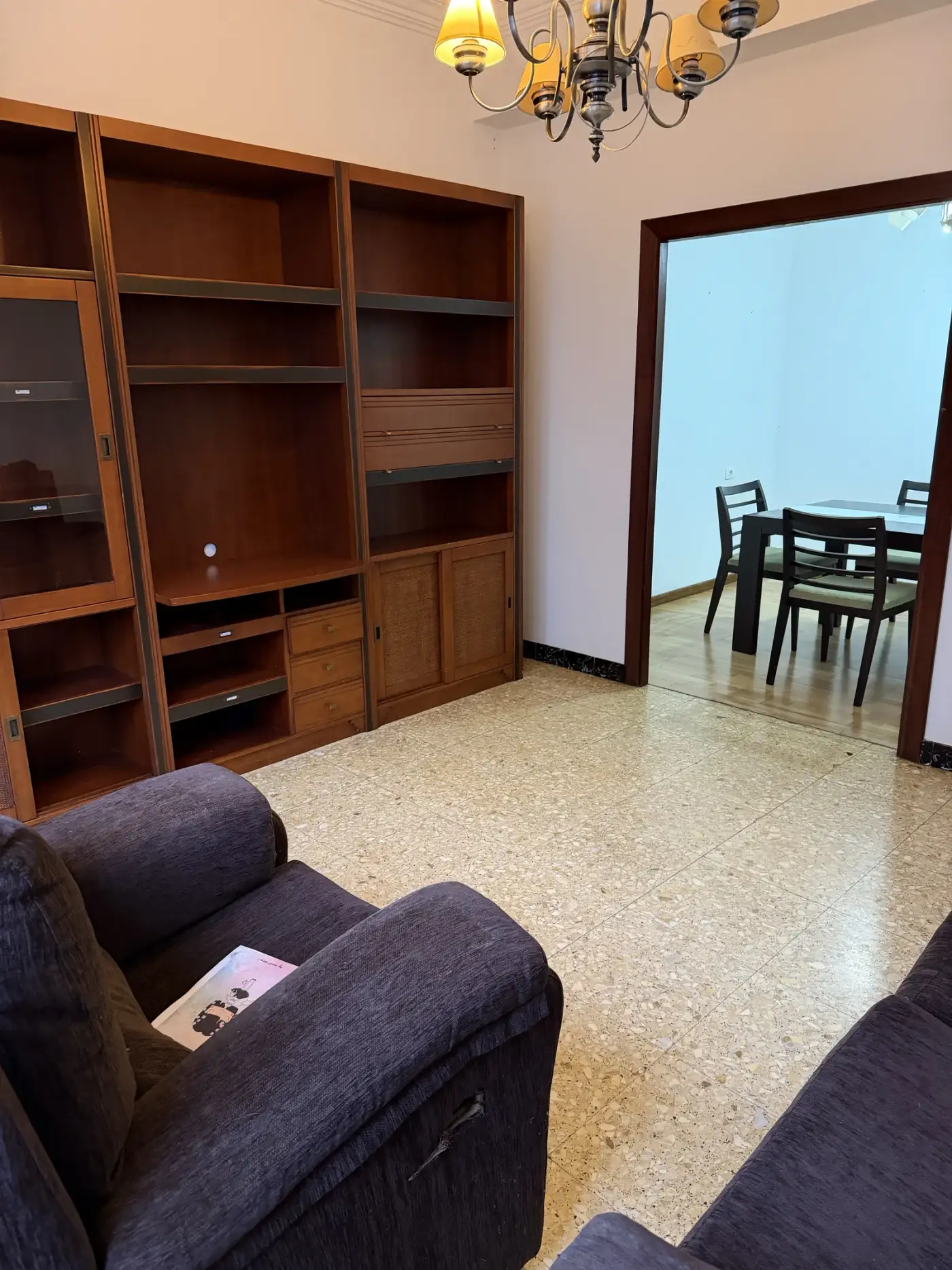Wohnzimmer einer Mietwohnung, verwaltet von BelyMar